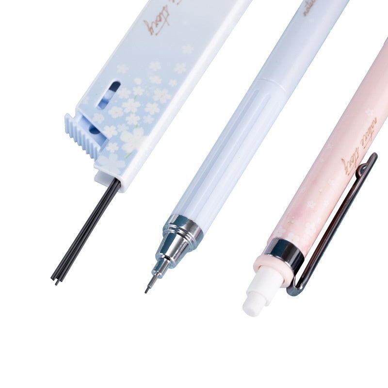 Simplified 0.5mm Cartoon Automatic Pencil Set