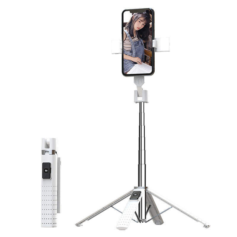 Tetrapod Handy Doppel Fülllichthalter Bluetooth Selfie Stick