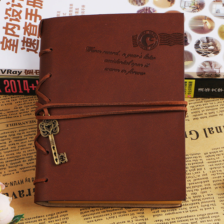 Creative Retro Bound Faux Leather Diary