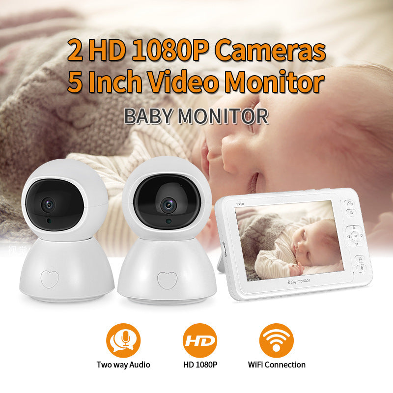 5-inch baby monitor surveillance camera