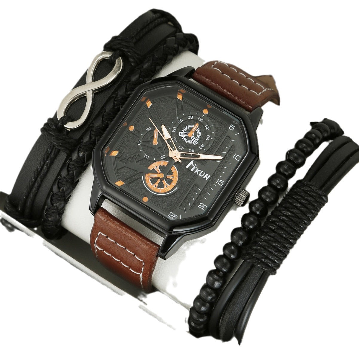 Sporty, elegant wristwatch in high quality