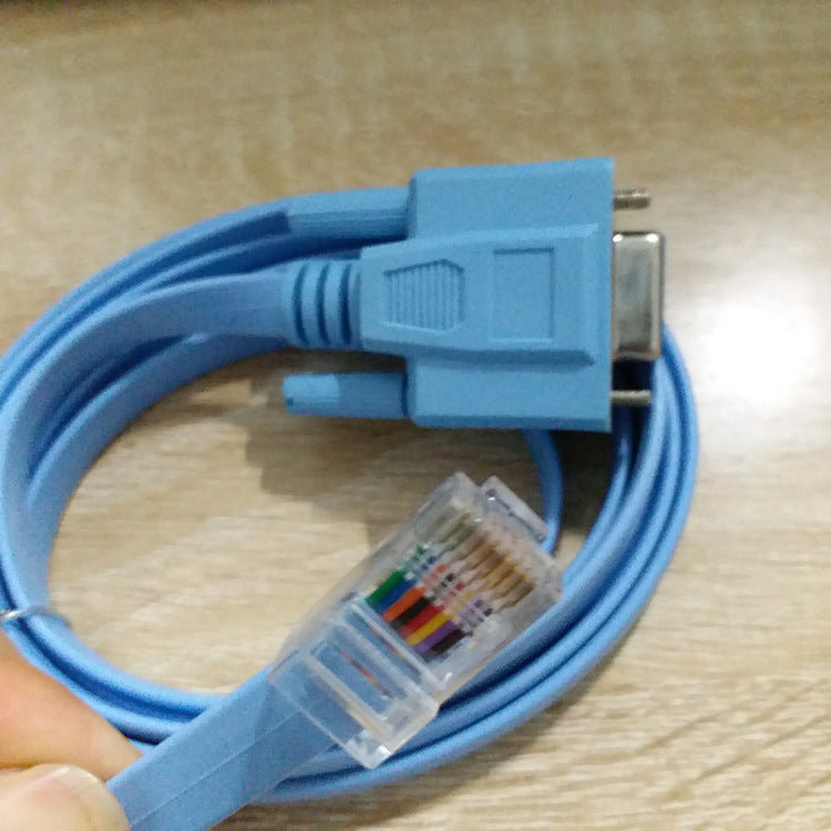 Netzwerk Kabel Kristall Kopf Zu COM Neun-pin Router Konfiguration Linie