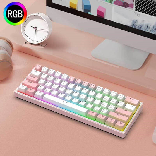 Wireless Bluetooth 61 Keys Mechanical Computer Keyboard