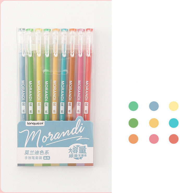 Retro Set Student Notizen süße Mädchen japanische Farbe Gel Stift