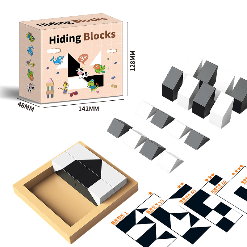 Puzzle Hidden Building Blocks Puzzle Toys