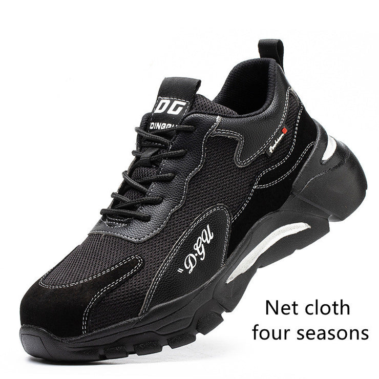 Men's Safety Shoes Anti-smashing And Anti-piercing Steel Toe