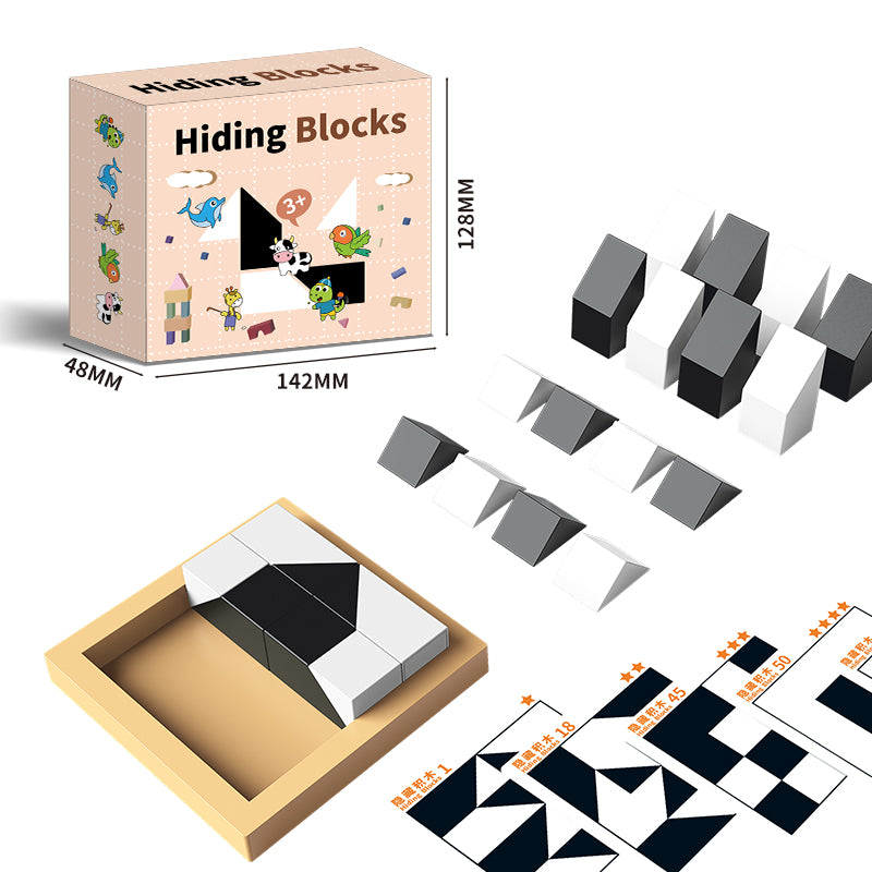 Puzzle Hidden Building Blocks Puzzle Toys