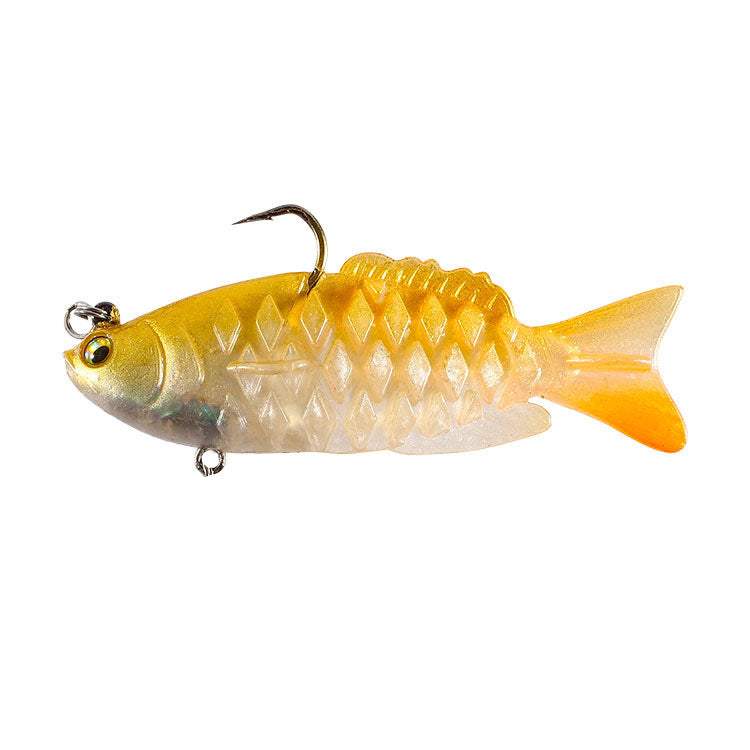 Soft Shad Lure Ultrasoft Multisection Silicone