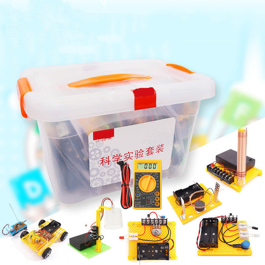 Handmade DIY Electronic Science Experiment Set Students Physical Puzzle