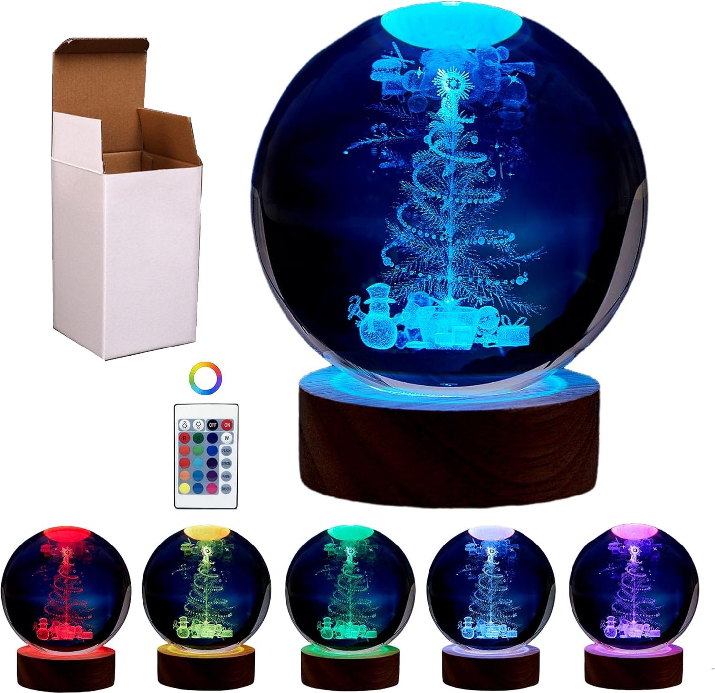 Luminous 3d Solar System Crystal Ball Desktop