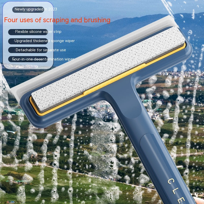 Four-in-one double-sided removable sponge brush