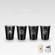 Outdoor 304 Edelstahl Tasse Camping Bierkrüge 350ml