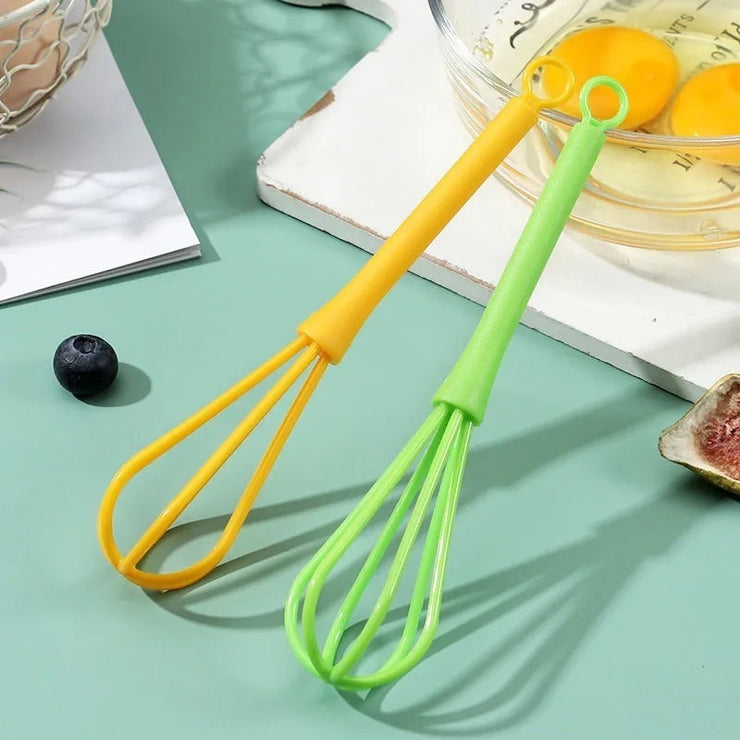 Plastic Creative Mini Manual Eggbeater Baking Gadget