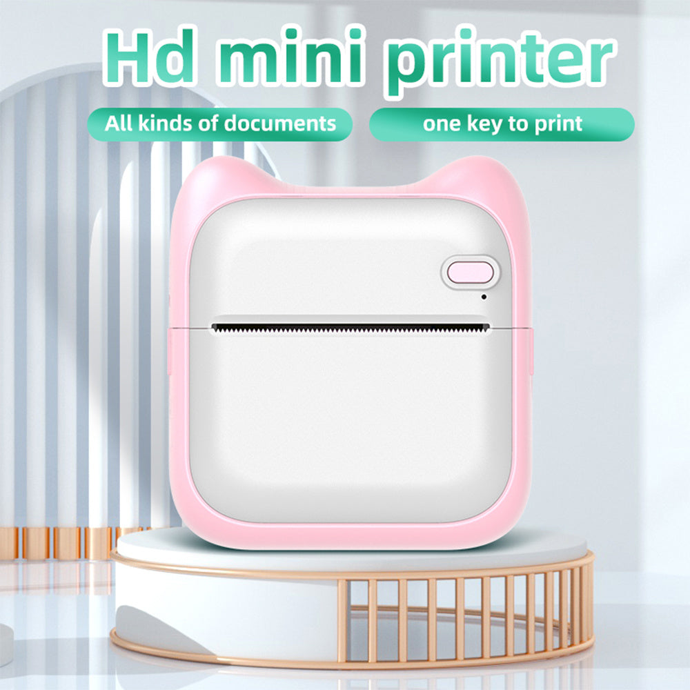 Mini Pocket Printer For Students Portable Home Small Label Photo Bluetooth Thermal Printer