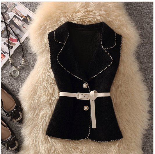 Women's Autumn And Winter Knitted Woolen Vest