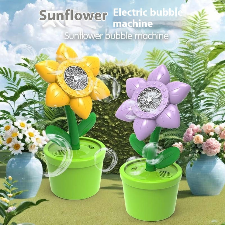 Sonnenblume SONNENBLUME Topf Aufladen Automatische Seifenblasenmaschine