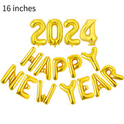 Frohes Neues Jahr Aluminium Ballon 16-Zoll Happy NewYear