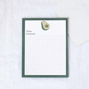 Patting Papier süße Avocado Bär Haftnotizbuch reißen