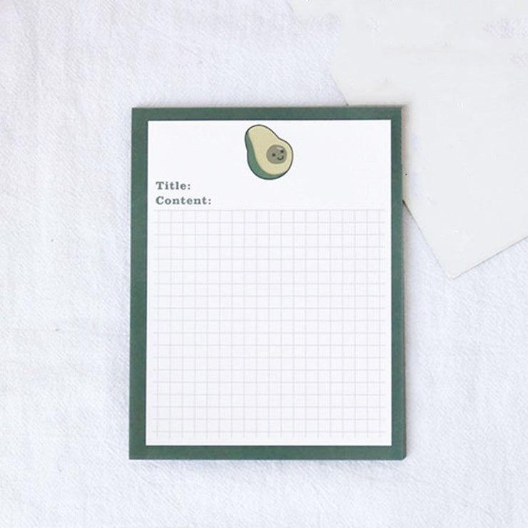 Patting Papier süße Avocado Bär Haftnotizbuch reißen