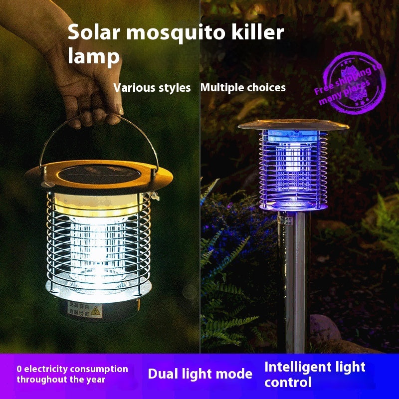 Waterproof Solar Mosquito Lamp Outdoor Household Mosquito Lamp