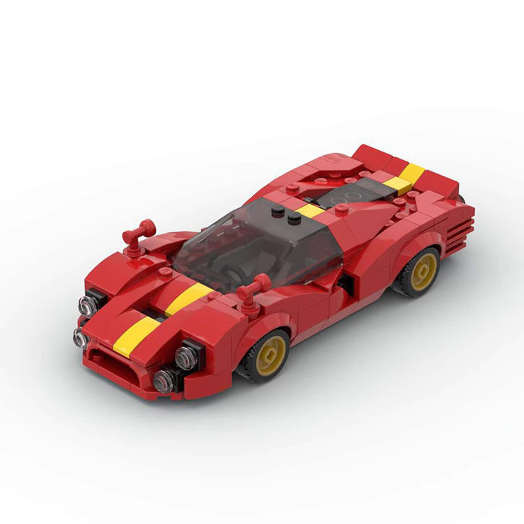 MOC-101795 Ferrari 330 P4 Junge Spielzeug Rennbausteine Auto Montage Modell