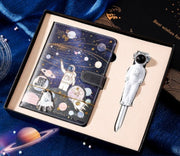 Galaxy Dream Malvorlagen Notizbuch Niedlicher Cartoon Astronaut