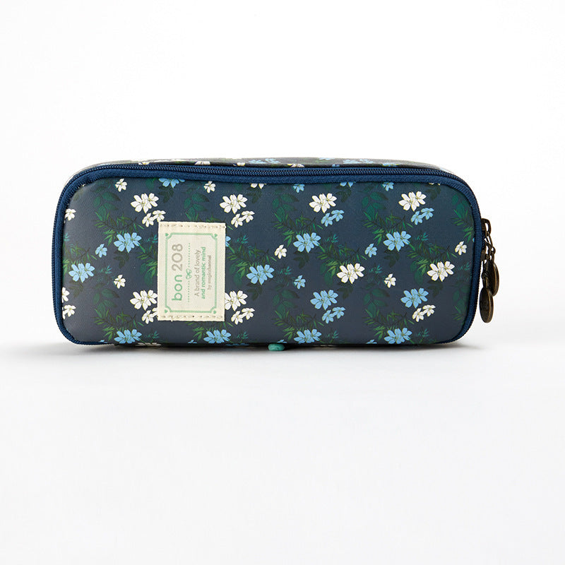 Multifunctional storage bag with pastoral floral pattern