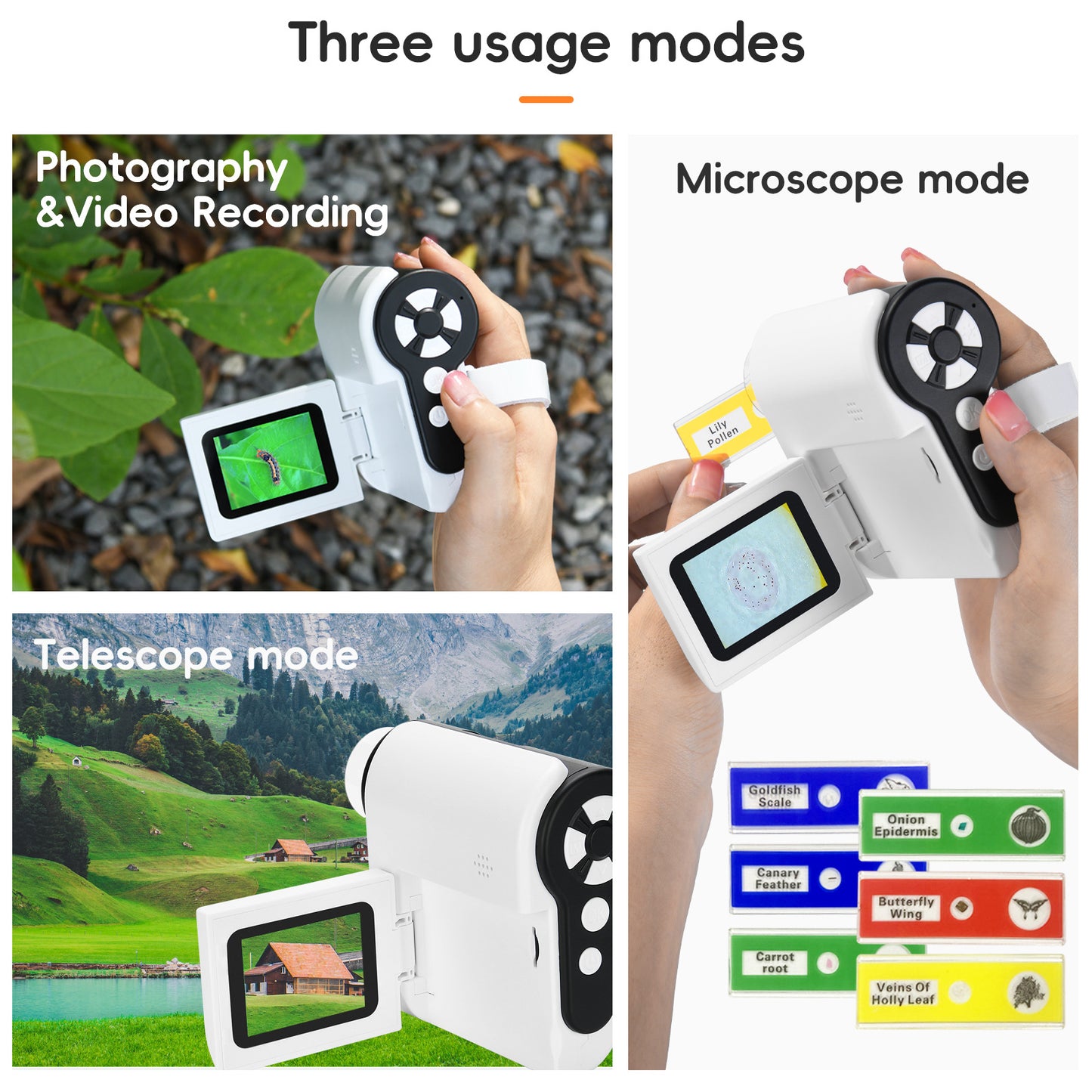 Children's Handheld Microscope Digital DV Small Camera Toy