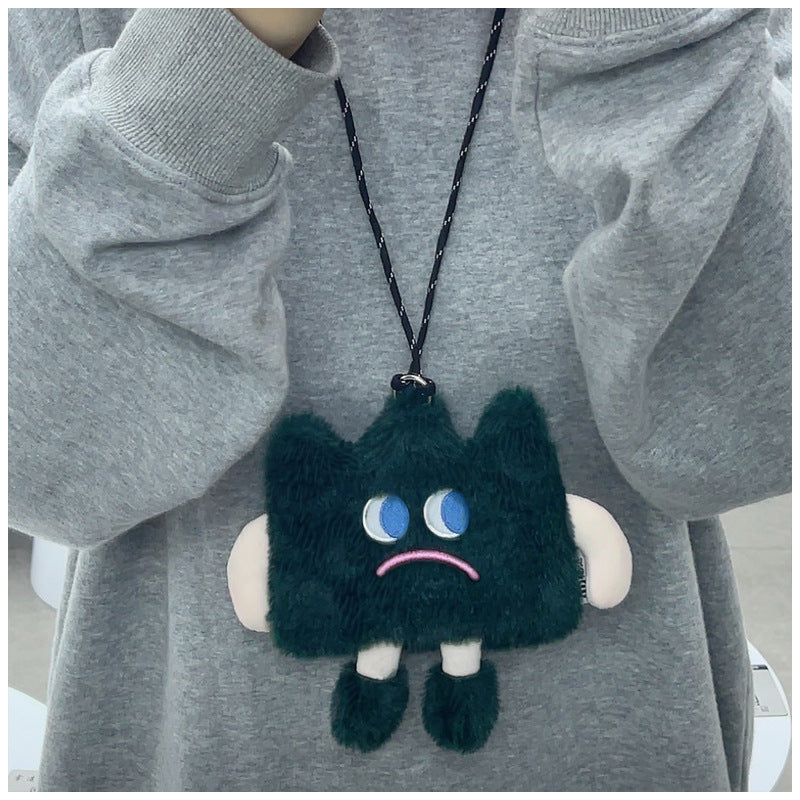 Emotional Cell Phone Bag Plush Shoulder Bag