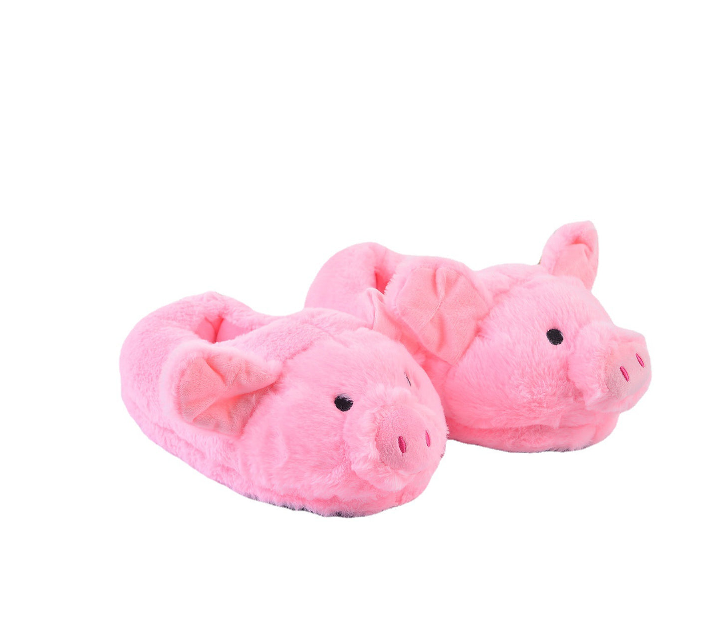 Cute plush slippers with pigs