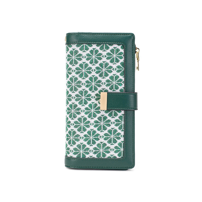 Long Buckle Ladies Wallet Large Capacity