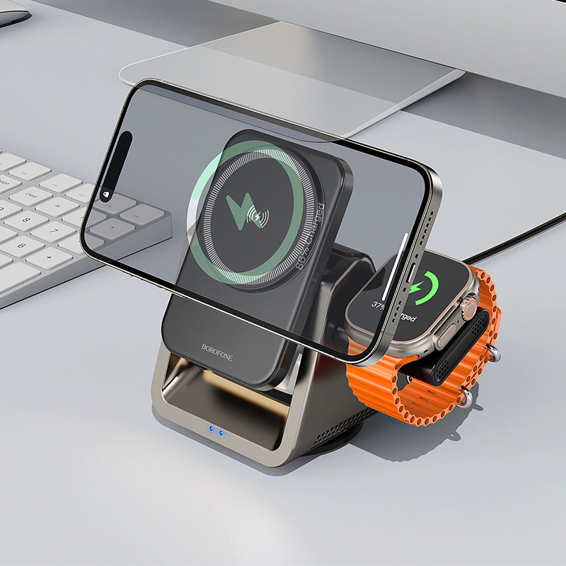 Three-in-One Magnetic Charger Wireless Charger