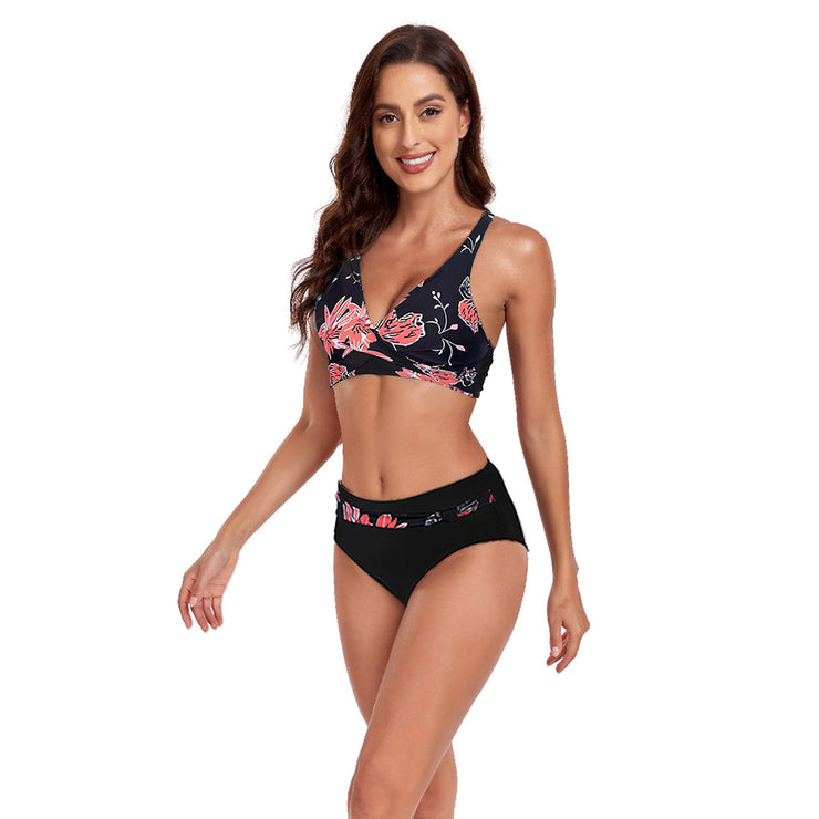 Neuer Split Badeanzug Lady Sexy Halter Bikini Badeanzug