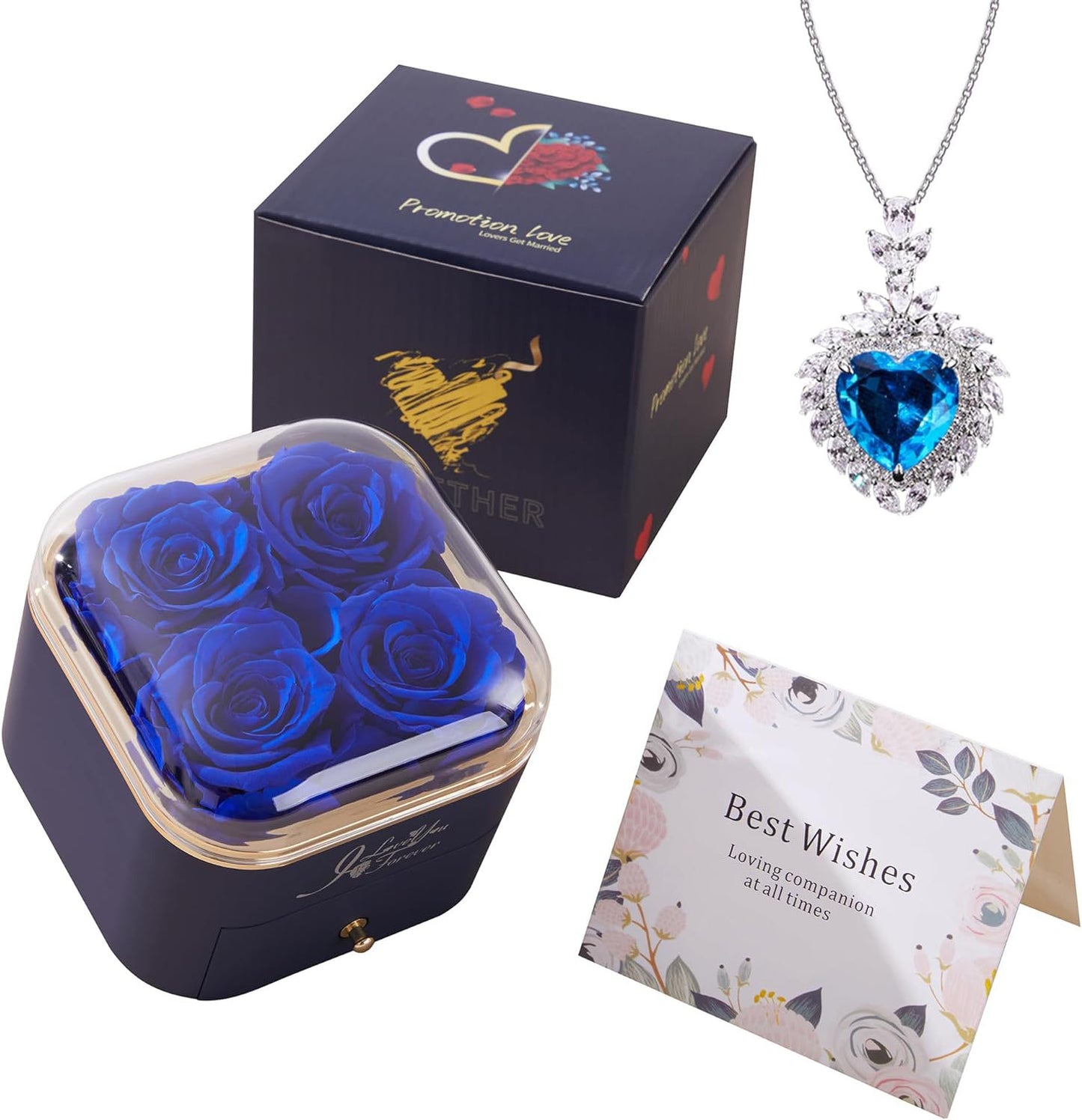 Valentines Day Rose Jewelry Storage Packaging Box