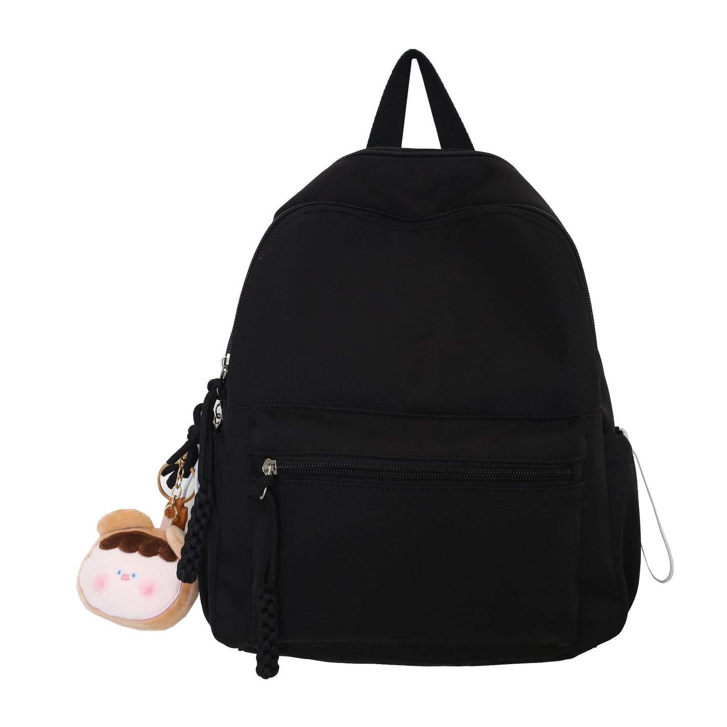 Women's Japanese style backpack solid color, light and cute