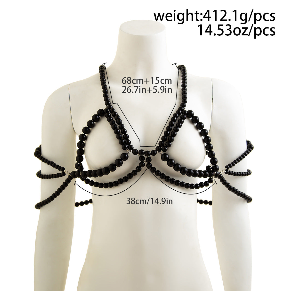 Holiday Pearl Bra Clothing Chain Female