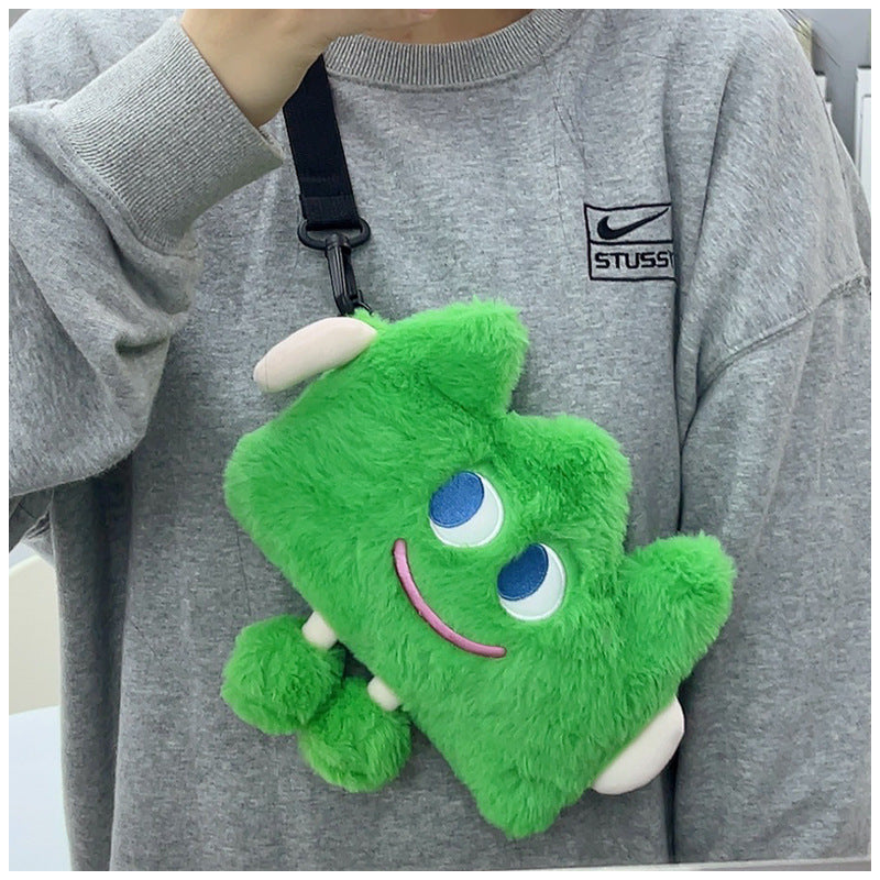 Emotional Cell Phone Bag Plush Shoulder Bag