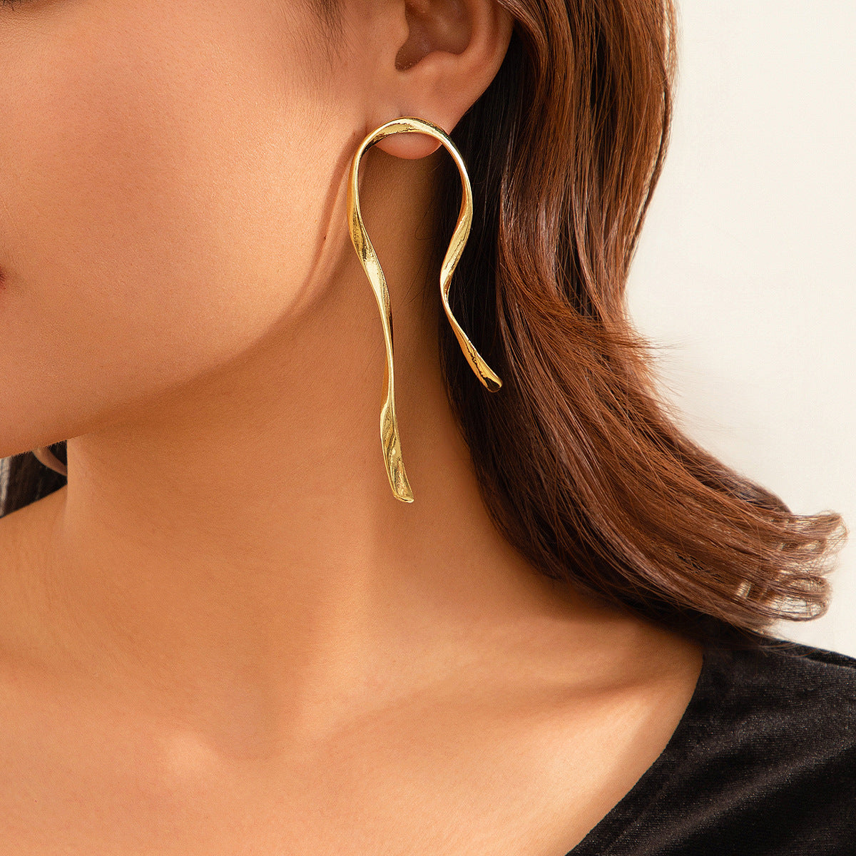 Irregular Twisted Earrings for Women