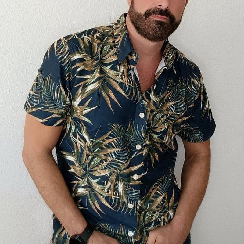 Short Sleeve Men's Printed Shirts