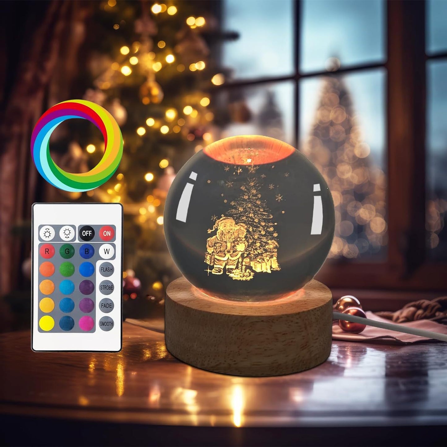 Luminous 3d Solar System Crystal Ball Desktop