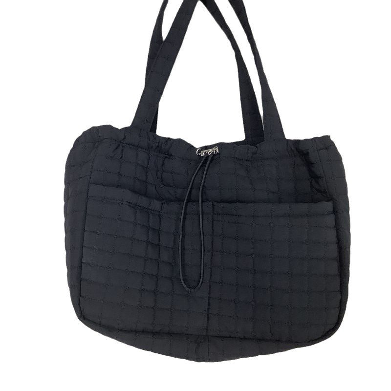 Große Kapazität Totes Nylon Frauen Rhombus Plaid