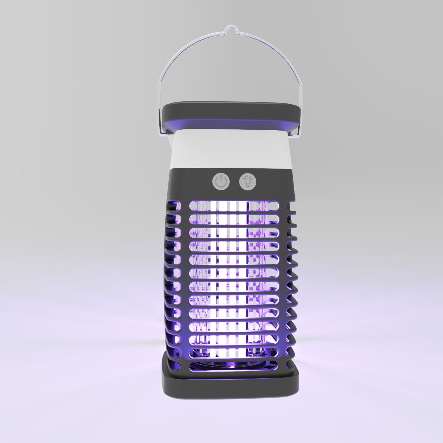 Solar Outdoor Waterproof Uv Purple Light Electric Shock Mosquito Killer Lamp