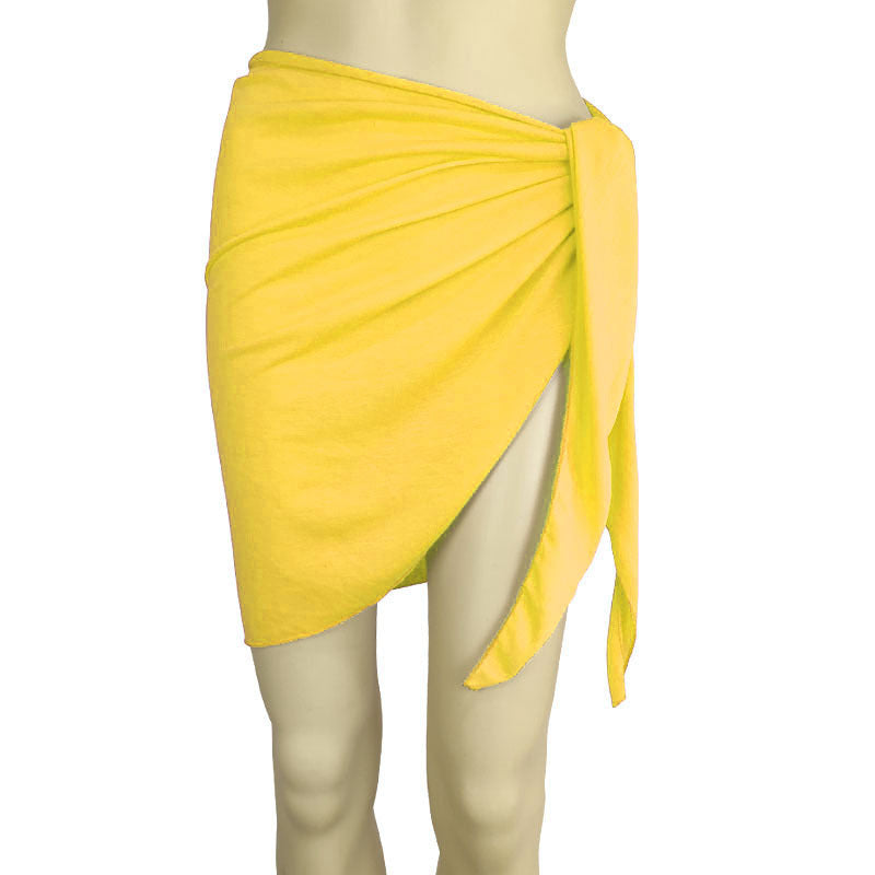 Multi-Color Half-length Wrap Skirt Outdoor Beach