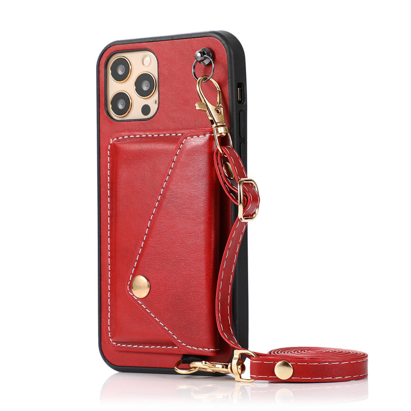 Geeignet für Handy hülle Leder Cross body