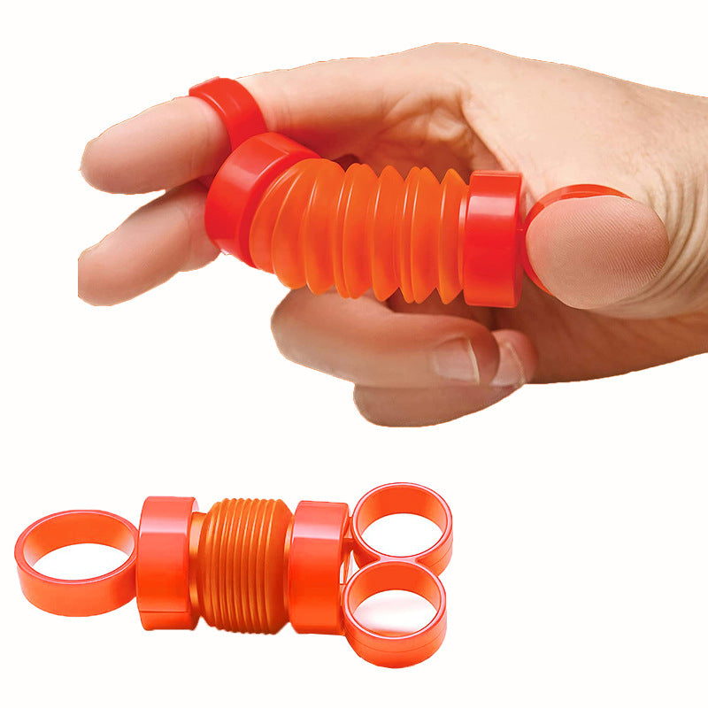 Finger Popper Fidget Toys Finger Exercise Decompression Stretch Tube Toy Occupational Therapy Toys