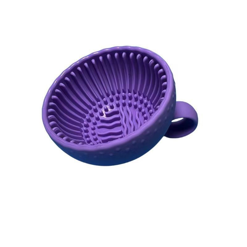 Makeup Brush Cleaner Folding Powder Puff Cleaning Bowl Eyeshadow Brushes Wash Clean Mat Beauty Tools Soft Silicone Scrubber Box