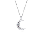 Yuanfan 925 Sterling Silber Mond Halskette Weibliche Nische