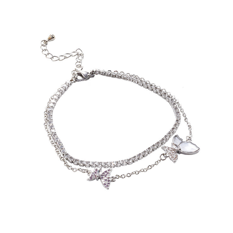 Super Zirkon Schmetterling Armband für Frauen