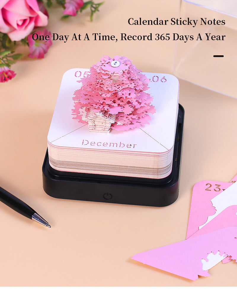 Earth Calendar Light Panorama 3d Three-dimensional Creativity Sticky Notes