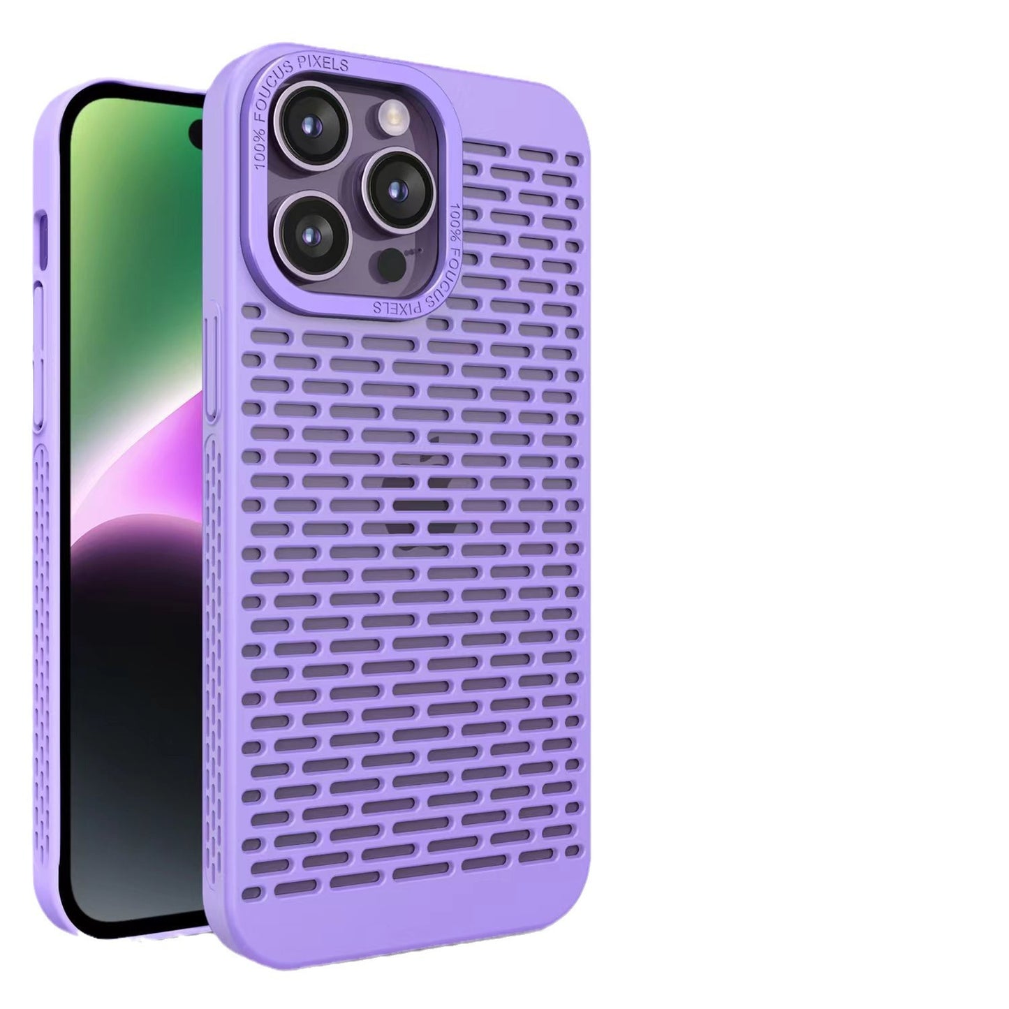 Mesh Breathable Heat Dissipation 1 Metal Frame Phone Case